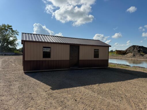 12'x28' Ranch Gable Metal Garage - USED
