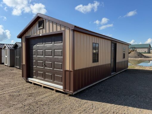 12'x28' Ranch Gable Metal Garage