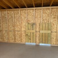 10'x16' Studio Wood Panel Shed - USED