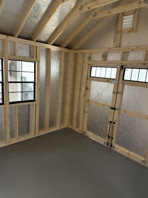 12'x22' Greenhouse & Garden Shed Combo