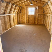 10'x16' Economy Low Barn Wood Shed-USED SOLD AS IS