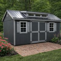10'x16' Classic Gable Wood Panel Shed