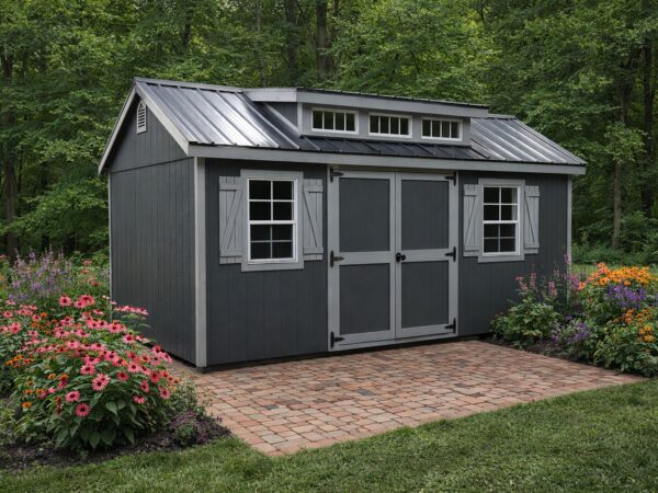 10'x16' Classic Gable Wood Panel Shed