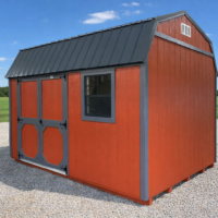 10'x12' High Barn Wood Panel Shed
