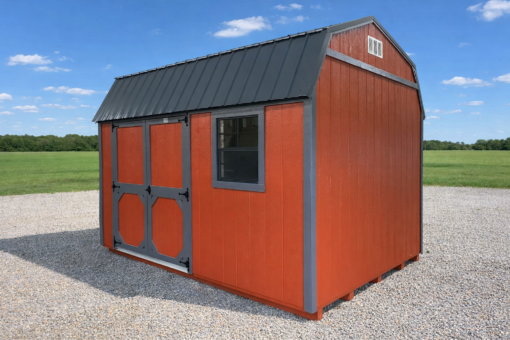 10'x12' High Barn Wood Panel Shed