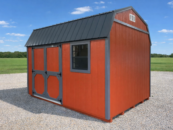 10'x12' High Barn Wood Panel Shed