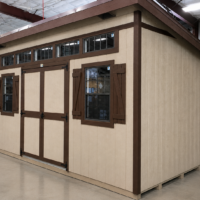 10'x16' Studio Wood Panel Shed