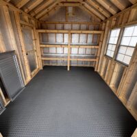 12'x22' Greenhouse & Garden Shed Combo