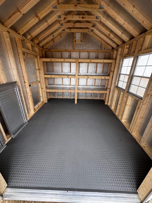 12'x22' Greenhouse & Garden Shed Combo