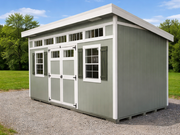 10'x16' Studio Wood Panel Shed