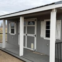 14'x20' Farmhouse Wood Panel Porch - USED