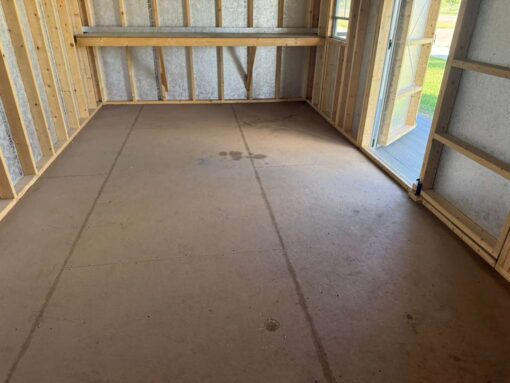 14'x20' Farmhouse Wood Panel Porch