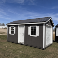 12'x20' Ranch Gable Wood Panel Garage-USED SOLD AS IS