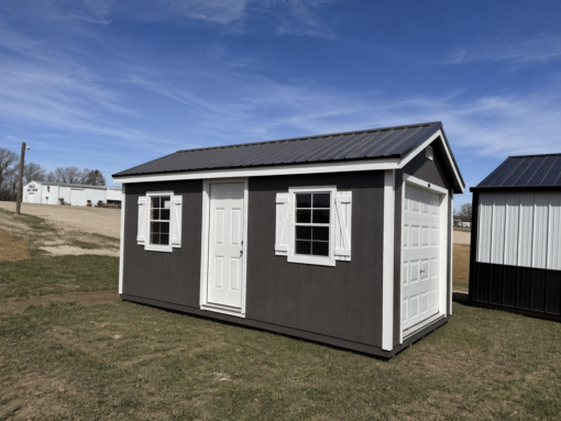 12'x20' Ranch Gable Wood Panel Garage-USED SOLD AS IS