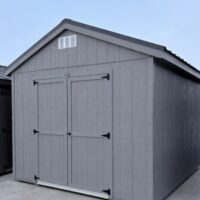 10'x12' Economy Ranch Gable Wood Shed - USED