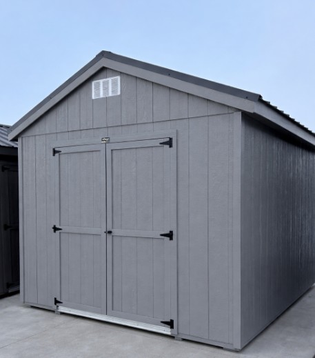 10'x12' Economy Ranch Gable Wood Shed - USED