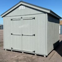 10'x12' Economy Ranch Gable Wood Shed - USED