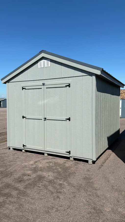 10'x12' Economy Ranch Gable Wood Shed - USED