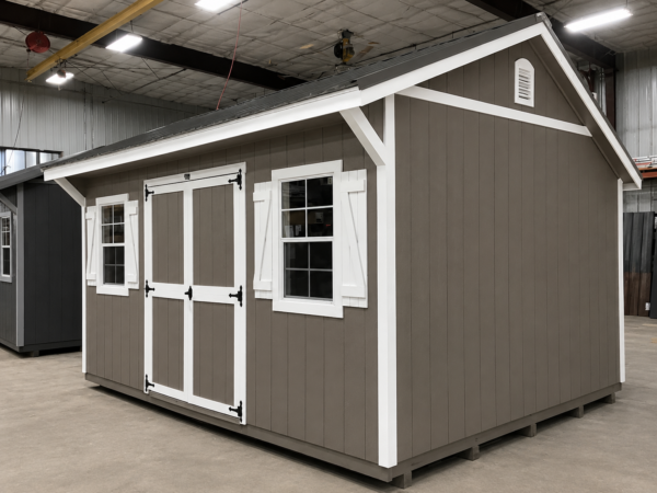 12'x16' Quaker Gable Wood Panel Shed