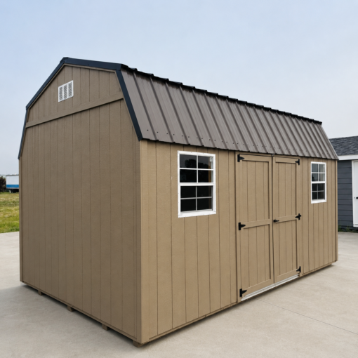 10'x16' Economy High Barn Wood Shed - USED-SOLD AS IS
