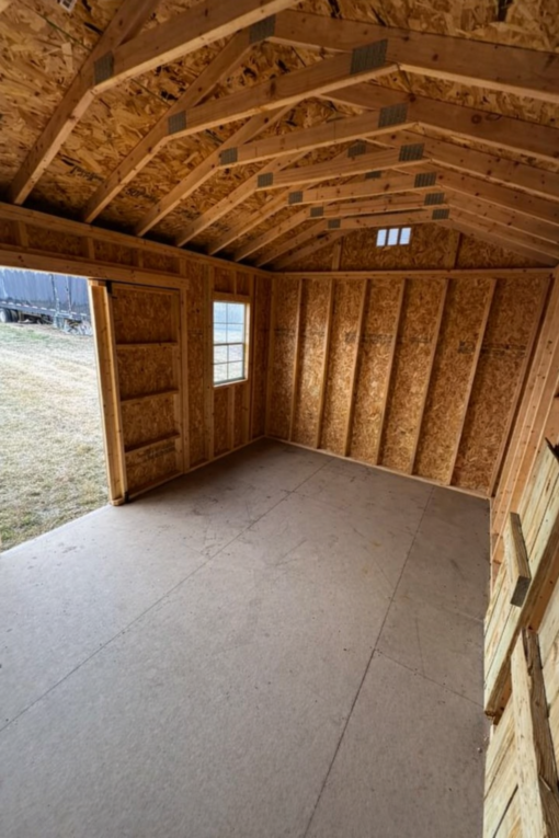 10'x16' Ranch Gable Wood Panel Shed - USED