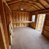 10'x16' Ranch Gable Wood Panel Shed - USED