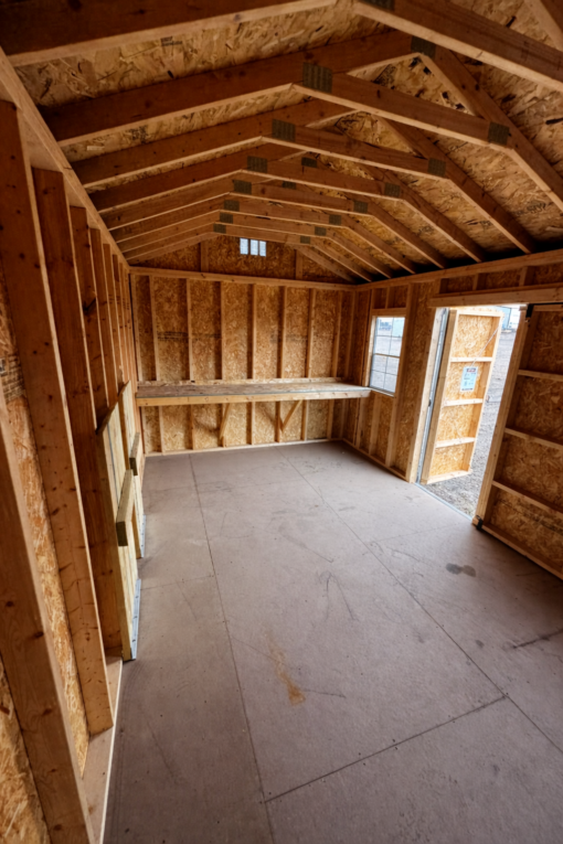 10'x16' Ranch Gable Wood Panel Shed - USED