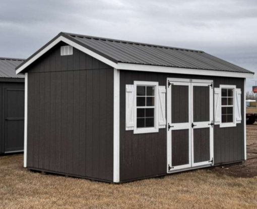 10'x16' Ranch Gable Wood Panel Shed - USED