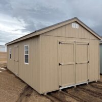 12'x24' Economy Ranch Gable Wood Shed
