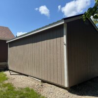 10'x20' Economy Ranch Gable Wood Shed