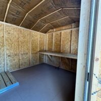 10'x20' Economy Ranch Gable Wood Shed