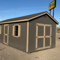 12'x24' Ranch Gable Wood Panel Shed-USED