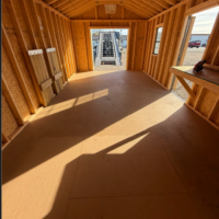 12'x24' Ranch Gable Wood Panel Shed-USED