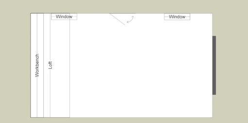 12'x24' Ranch Gable Metal Garage