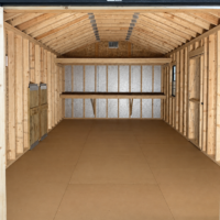 12'x24' Ranch Gable Wood Panel Shed