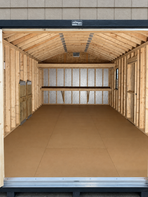12'x24' Ranch Gable Wood Panel Shed