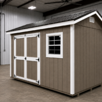 8'x12' Ranch Gable Wood Panel Shed