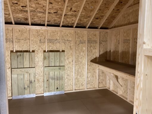 10'x16' Quaker Gable Wood Panel Shed