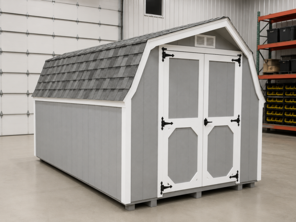62251 8'x12' Low Barn Wood Panel Shed