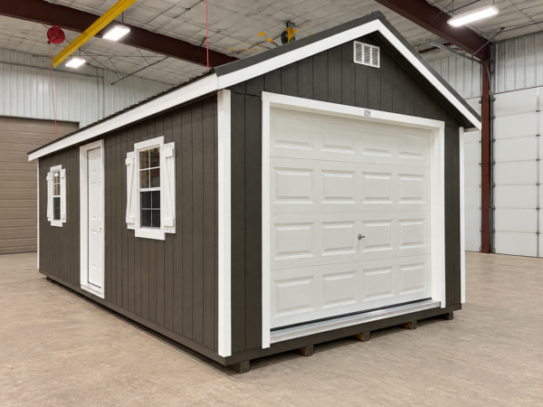 62604 12'x24' Ranch Gable Wood Panel Garage