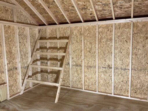 10'x12' Quaker Gable Wood Panel Chicken Coop