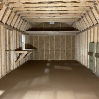 12'x24' High Barn Wood Panel Shed