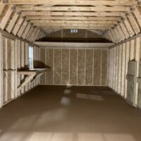 12'x24' High Barn Wood Panel Shed