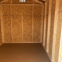 8'x10' Economy Ranch Gable Wood Shed