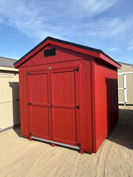 8'x10' Economy Ranch Gable Wood Shed