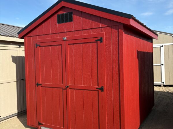 63688-2 (2) 8'x10' Economy Ranch Gable Wood Shed