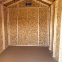 8'x10' Economy Ranch Gable Wood Shed