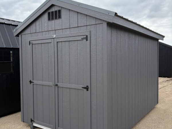 8'x12' Economy Ranch Gable Wood Shed