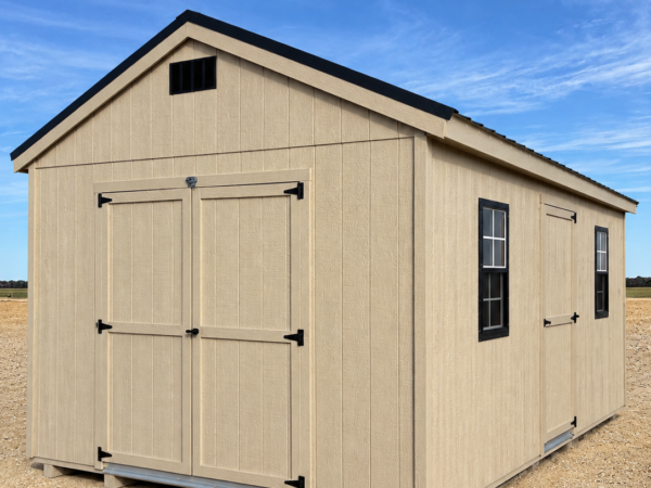 12'x20' Economy Ranch Gable Wood Shed