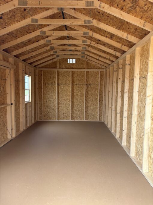 10'x20' Economy Ranch Gable Wood Shed